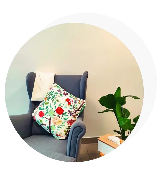 wnętrza gabinetu Integra Mente