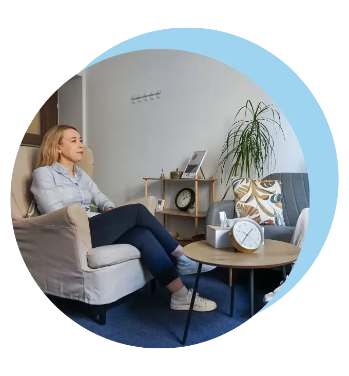 Helena Koziec założycielka Integra Mente podczas pracy